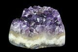 Purple Amethyst Crystal Heart - Uruguay #76772-1